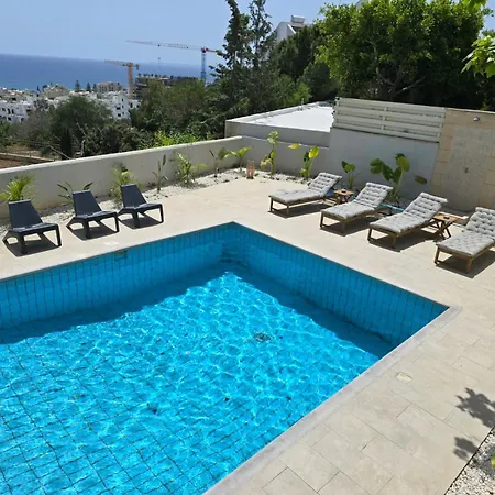 Luxury Seaview Pool Jacuzzi Sauna * Limassol